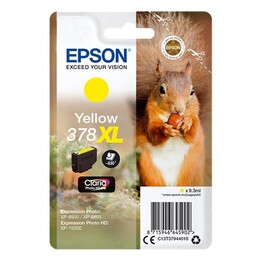 Cartouche d'encre d'origine Epson # 378 XL haute capacité / jaune