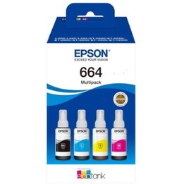 Botella de Tinta Original Epson nº664 Multipack/ Negro/ Cian/ Magenta/ Amarillo