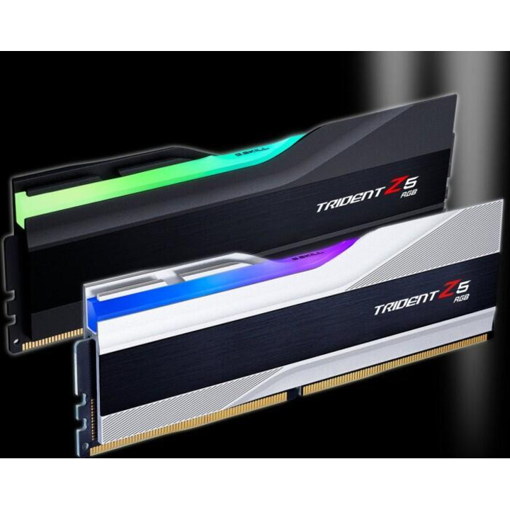 G.Skill Trident Z5 RGB DIMM Kit 32GB in nero (2x16GB, DDR5-5600, CL40-40-40-76, on-die ECC)