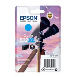 Cartucho DE TINTA Epson 502XL - CIAN (6.4ML) - BINOCULARES