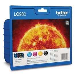 Cartouche d'encre Brother LC-980 valeur PACK noir/couleur