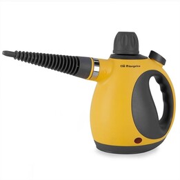 Pulitore a vapore Orbegozo Vaporetino LV3580/ 1050 W/ Serbatoio 350 ml Giallo