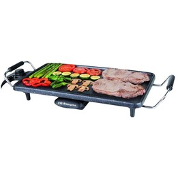 Orbegozo TBC3000 piastra grill con rivestimento in ceramica 2000 W 220 x 430 mm nera