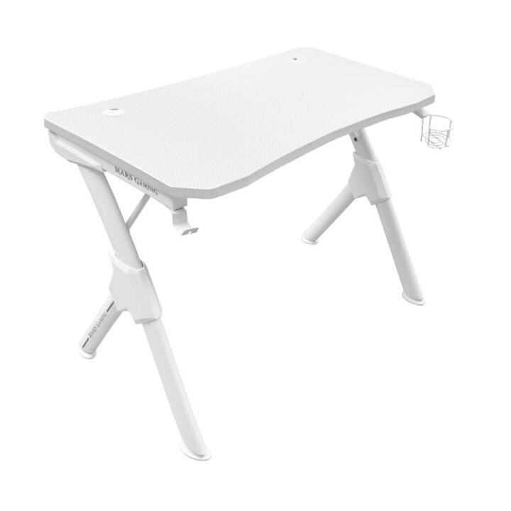 Mesa Gaming Mars Gaming MGD/ 110 x 60 x 74cm/ Blanca