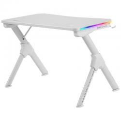 Mesa Gaming Mars Gaming MGDRGB/ 110 x 60 x 75cm/ Blanca - Imagen 1