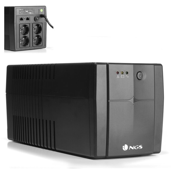 NGS FORTRESS 1500 V2 uninterruptible power supply (UPS) Standby (Offline) 1.2 kVA 720 W 3 AC outlet(s)