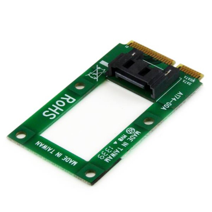 StarTech.com MSAT2SAT3 mSATA-zu-SATA-Adapter grün