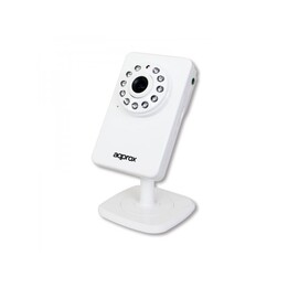 Approx APPIP03P2P IP-Sicherheitskamera WLAN mit Nachtsicht für Innenräume weiß