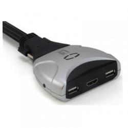 DATA SWITCH KVM 2 PUERTOS USB LEVEL ONE HDMI - Imagen 1