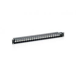 PANEL EQUIP 24P (PATCHPANEL) 1U SIN CONECTORES - Imagen 1