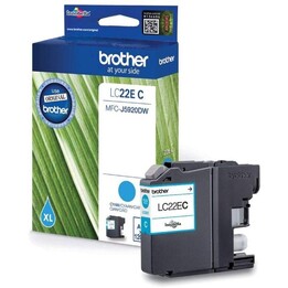Brother Original Ink Cartridge LC22EC XL High Capacity/ Cyan