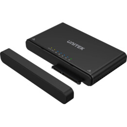 Station de clonage Unitek S1222A pour disques SATA 2,5'', 3,5'' et M.2 Noir
