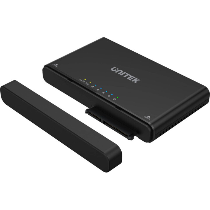 Station de clonage Unitek S1222A pour disques SATA 2,5'', 3,5'' et M.2 Noir