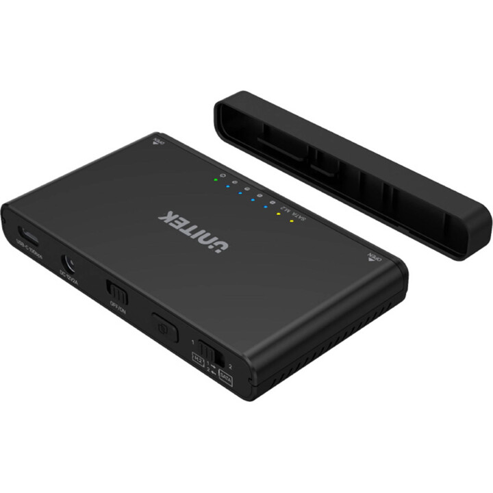 Station de clonage Unitek S1222A pour disques SATA 2,5'', 3,5'' et M.2 Noir