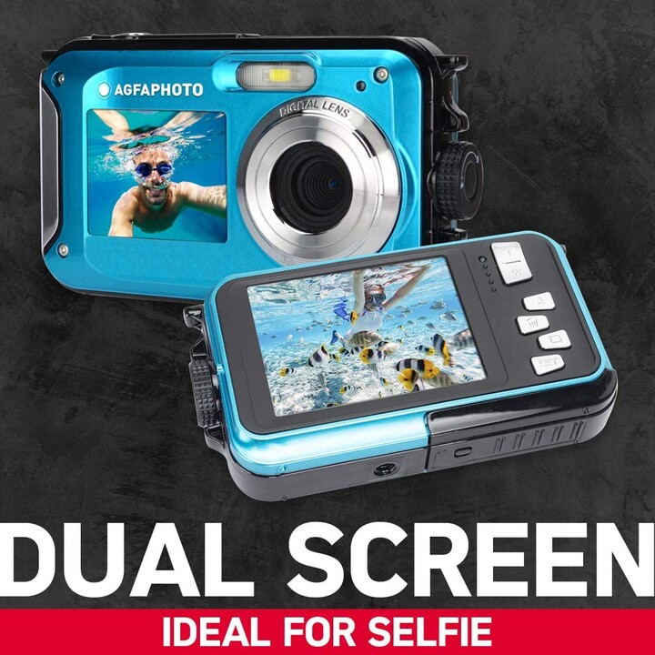 Fotocamera sportiva digitale AgfaPhoto Realishot WP8000 / 24MP / Blu