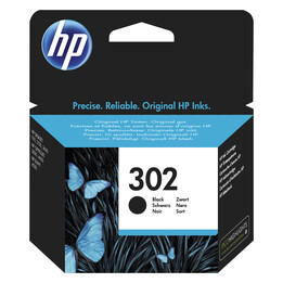 Cartuccia d'inchiostro originale nera HP 302