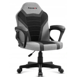 Silla gaming para niños Huzaro HZ-Ranger 1.0 Grey Mesh, gris y negro