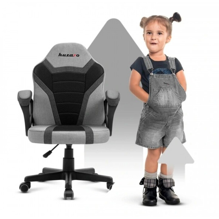 Gaming chair for children Huzaro HZ-Ranger 1.0 Gray Mesh, gray and black