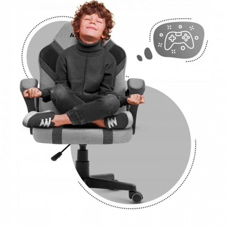 Gaming chair for children Huzaro HZ-Ranger 1.0 Gray Mesh, gray and black