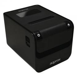 Impresora de Tickets Approx appPOS80AMUSE/ Térmica/ Ancho papel 80mm/ USB-RS232-Ethernet/ Negra - Imagen 1