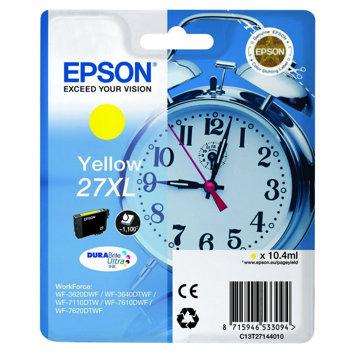 Epson 27Xl Gelbe Patrone Wf3620Ss
