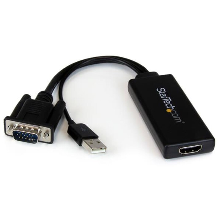 Startech Vga Zu Hdmi Konverter Adapter Mit Audio
