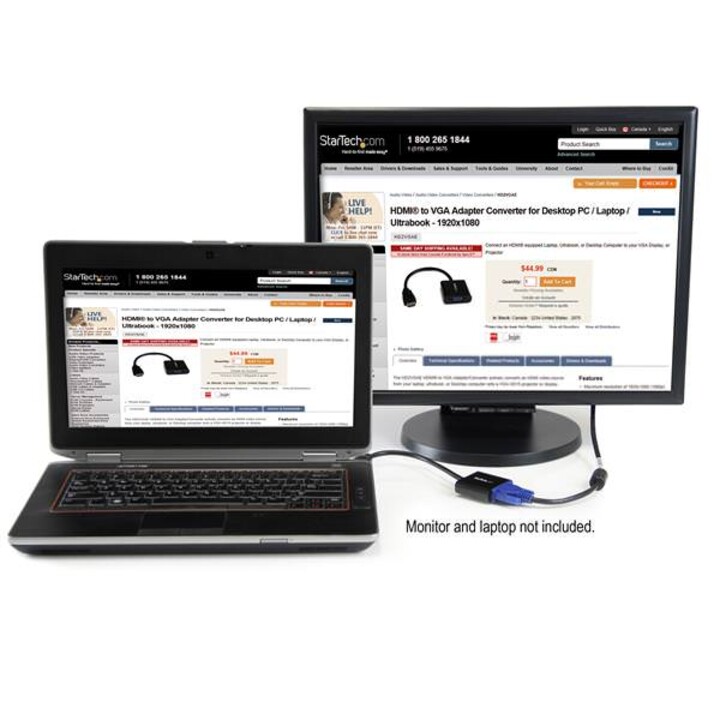 Startech HD15 HDMI-AUF-VGA-VIDEOKONVERTER-ADAPTER