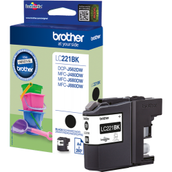 CARTUCHO BROTHER LC221 NEGRO 260PG - Imagen 1