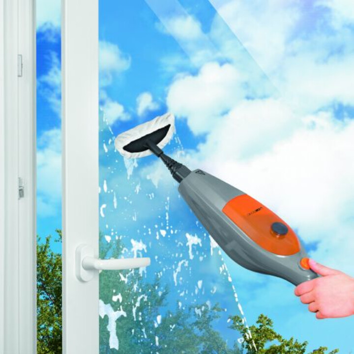 Clatronic DR 3539 Pulitore a vapore portatile 0,3 L Grigio, Arancione 1500 W
