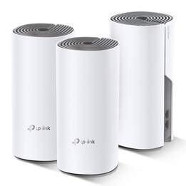 TP-LINK Deco E4 (3-pack) Dual band (2.4 GHz / 5 GHz) Wi-Fi 5 (802.11ac) White, Gray 2 Internal