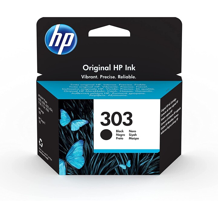 Cartuccia di inchiostro HP originale 303 nero 200 pagine 4 ml (T6N02AE)