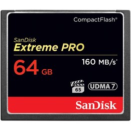 SanDisk Extreme PRO R160/W150 CompactFlash Card 64GB