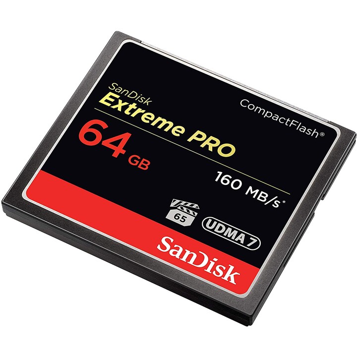 SanDisk Extreme PRO R160/W150 CompactFlash Card 64GB