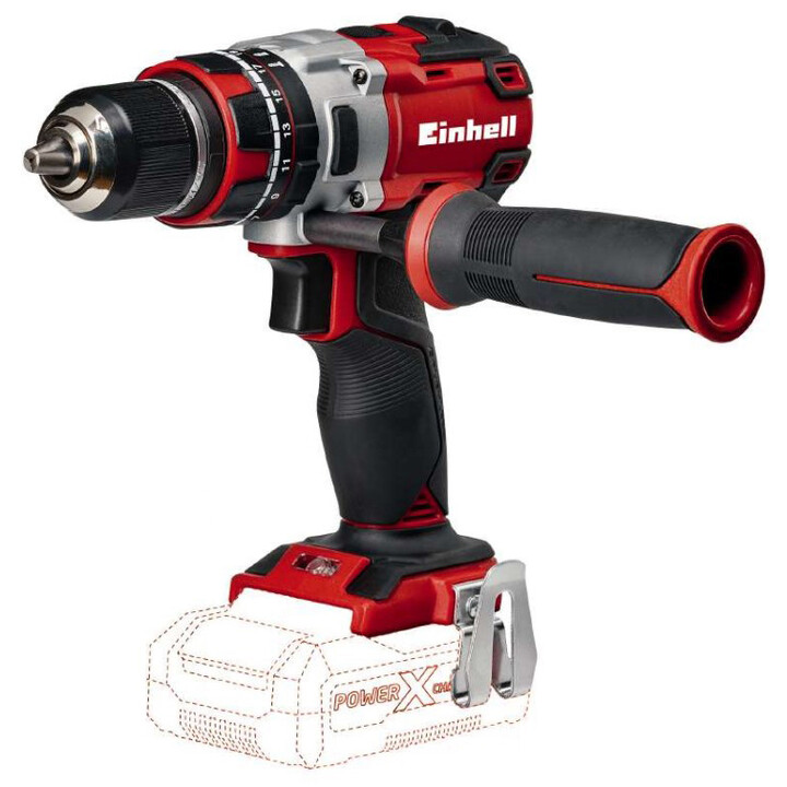Einhell TE-CD 18 Li-i Keyless 1,5 kg Preto, Vermelho