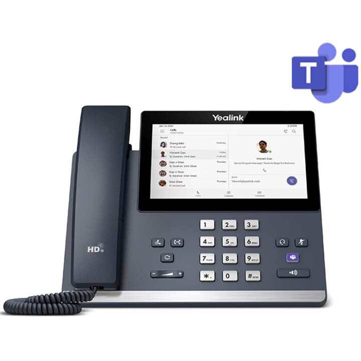 Yealink MP56 - Teams Edition téléphone fixe Noir Wifi