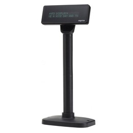 APPROX appVFD01 display cliente POS alfanumerico a fluorescenza sotto vuoto 2 righe USB nero