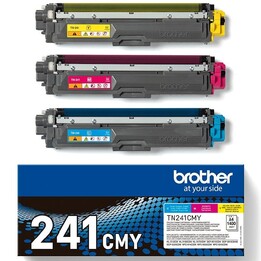 Brother Original Toner TN241CMY Multipack/Ciano/Magenta/Giallo