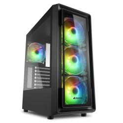 CAJA ATX SHARKOON TK4 RGB NEGRA - Imagen 1
