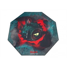 TALIUS Floorpad 800 alfombrilla gaming octogonal para silla 120 cm negra