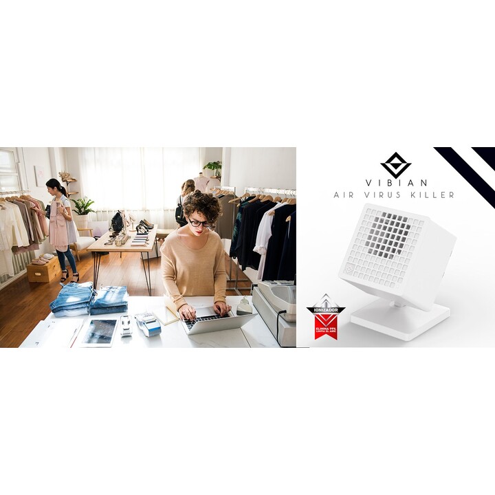 Vibian Air Virus Killer Purificatore D'Aria Bianco