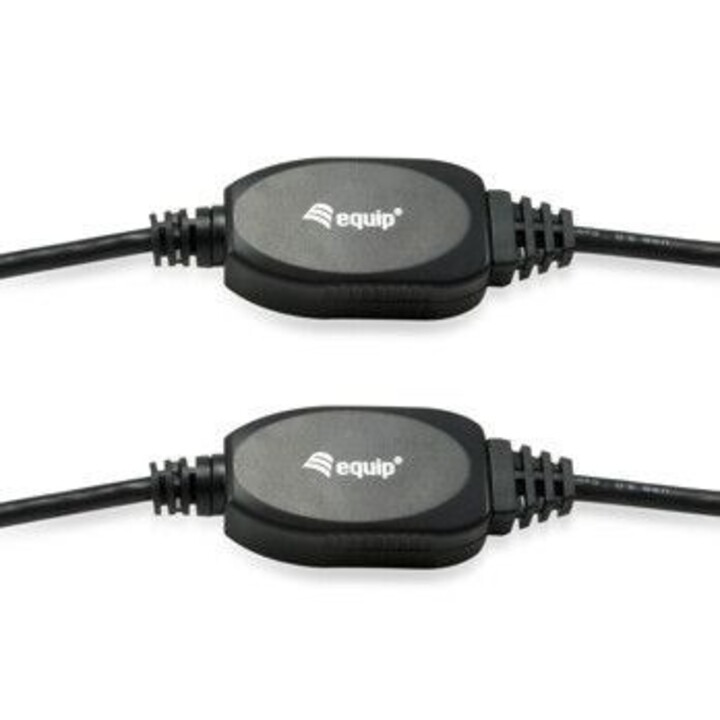 EQUIP Cabo de extensão USB 3.0 ativo 15 m preto