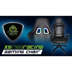 SILLA GAMER KEEP OUT XSPRO RACING GRIS RGB - Imagen 1