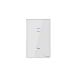 T2US2C - Interruptor de pared inteligente Wi-Fi de 2 elementos EE. UU. - Blanco