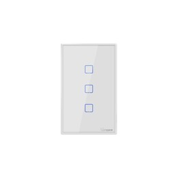T2US3C – 3-Gang Wi-Fi Smart Wall Switch US – Weiß
