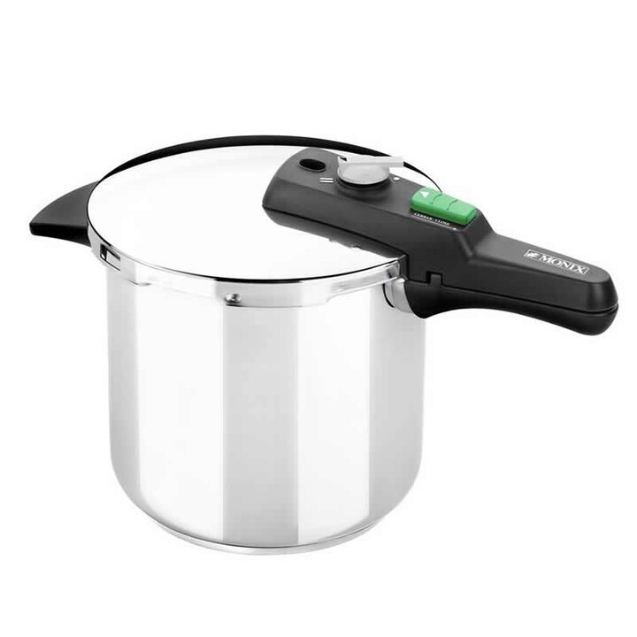 QUICK MONIX M560003 QUICK PRESSURE COOKER - Ø22CM - 7L - STAINLESS STEEL 18/10 - 2 SELECTABLE PRESSURE LEVELS