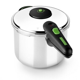 CUCINA A PRESSIONE MONIX M911002 - 6 LITRI - MANIGLIA BACELLITE TERMO RESISTENTE - SCHIENA DIFFUSORE TRIPLA - ESTERNO LUCIDO - I