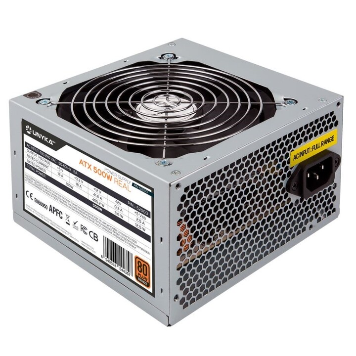 Fonte De Alimentação Unykach Atx 500W 80+ Bronze