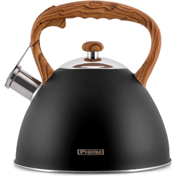 Promis TMC12 tetera 3 L Negro, Acero inoxidable