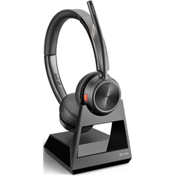 Poly Savi 7220 Office Stereo Headset System On-Ear com estação base (DECT)