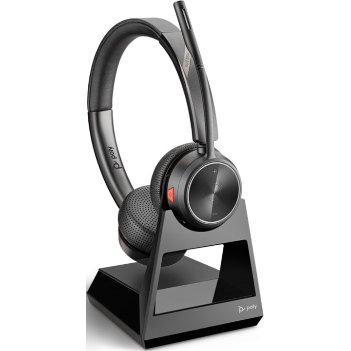Poly Savi 7220 Office Stereo Headset System On-Ear with base station (DECT)
